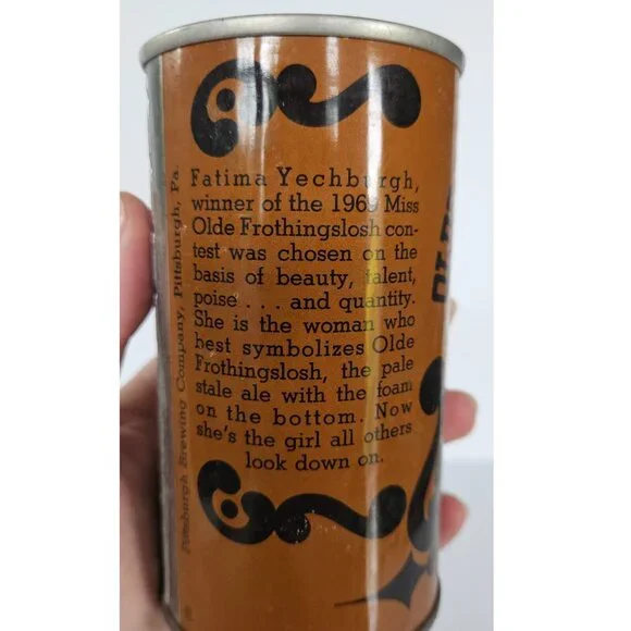 Olde Frothingslosh Brown Label collectible 12 oz empty can Pittsburgh Brewing PA - Picture 10 of 16